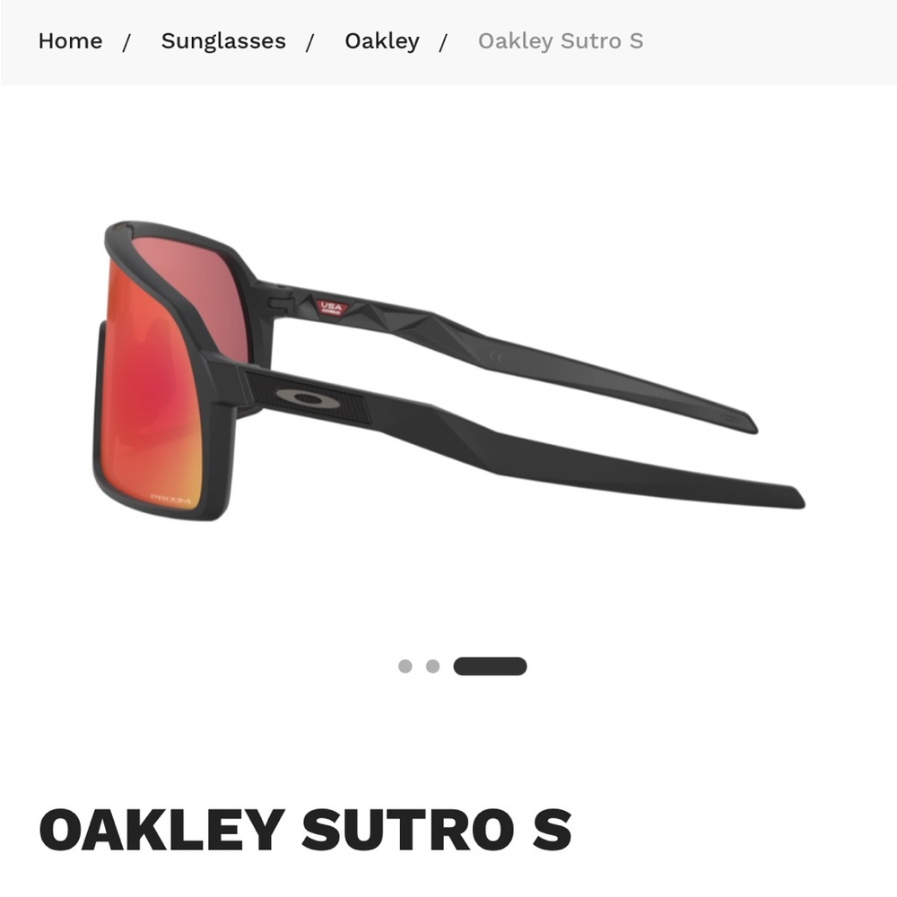 Oakley Sutro S Red & Black Frame with Red Lenses